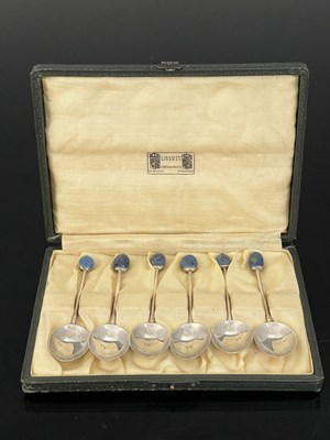 Lot 221 - Liberty. A cased set of six George V silver...
