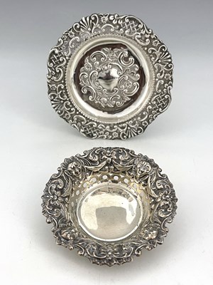 Lot 234 - A late Victorian silver bon bon dish or pin...