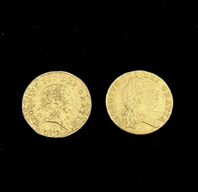 Lot 87A - Guinea, George III half guineas, 1801 and 1804...