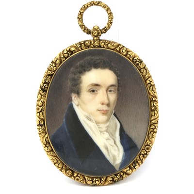 Lot 208 - George Patten (British, 1801-1865), a portrait...