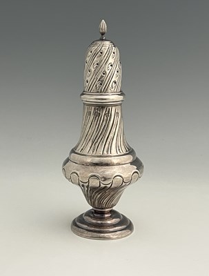 Lot 141 - An Elizabeth II silver caster, modelled in the...
