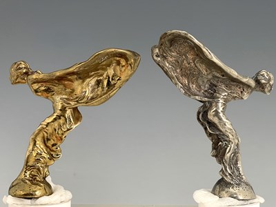 Lot 185 - Charles Sykes, Spirit of Ecstacy, two bronze...