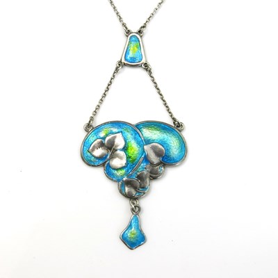 Lot 46 - Charles Horner, an Arts and Crafts silver and...