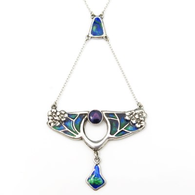 Lot 48 - Charles Horner, an Arts and Crafts silver and...