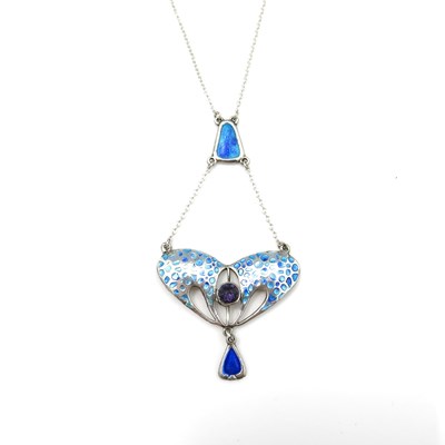 Lot 50 - Charles Horner, an Arts and Crafts silver and...