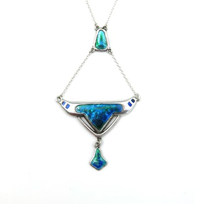 Lot 47 - Charles Horner, an Arts and Crafts silver and...