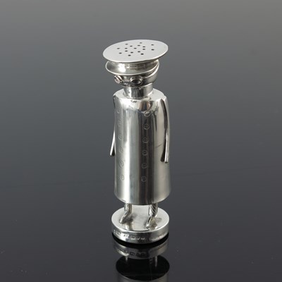 Lot 189 - An Edwardian silver novelty pepperette,...