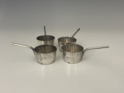 Lot 5 - A set of four twentieth-century silver plated...