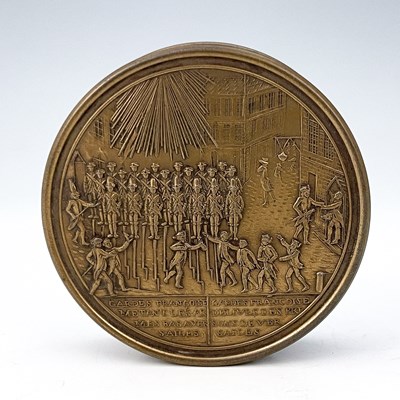 Lot 88 - A nineteenth-century French metal and bois...