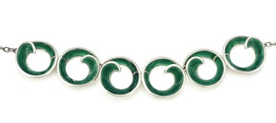 Lot 59 - Einar Modal, a Norwegian Modernist silver and...