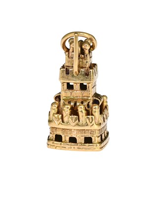 Lot 18 - A Portuguese gold charm pendant, modelled as...