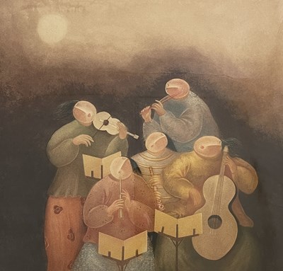Lot 411 - Jeno Gabor (?) (Hungarian,1893-1968), 'Chamber...