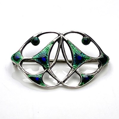 Lot 34 - Charles Horner, an Arts and Crafts silver and...