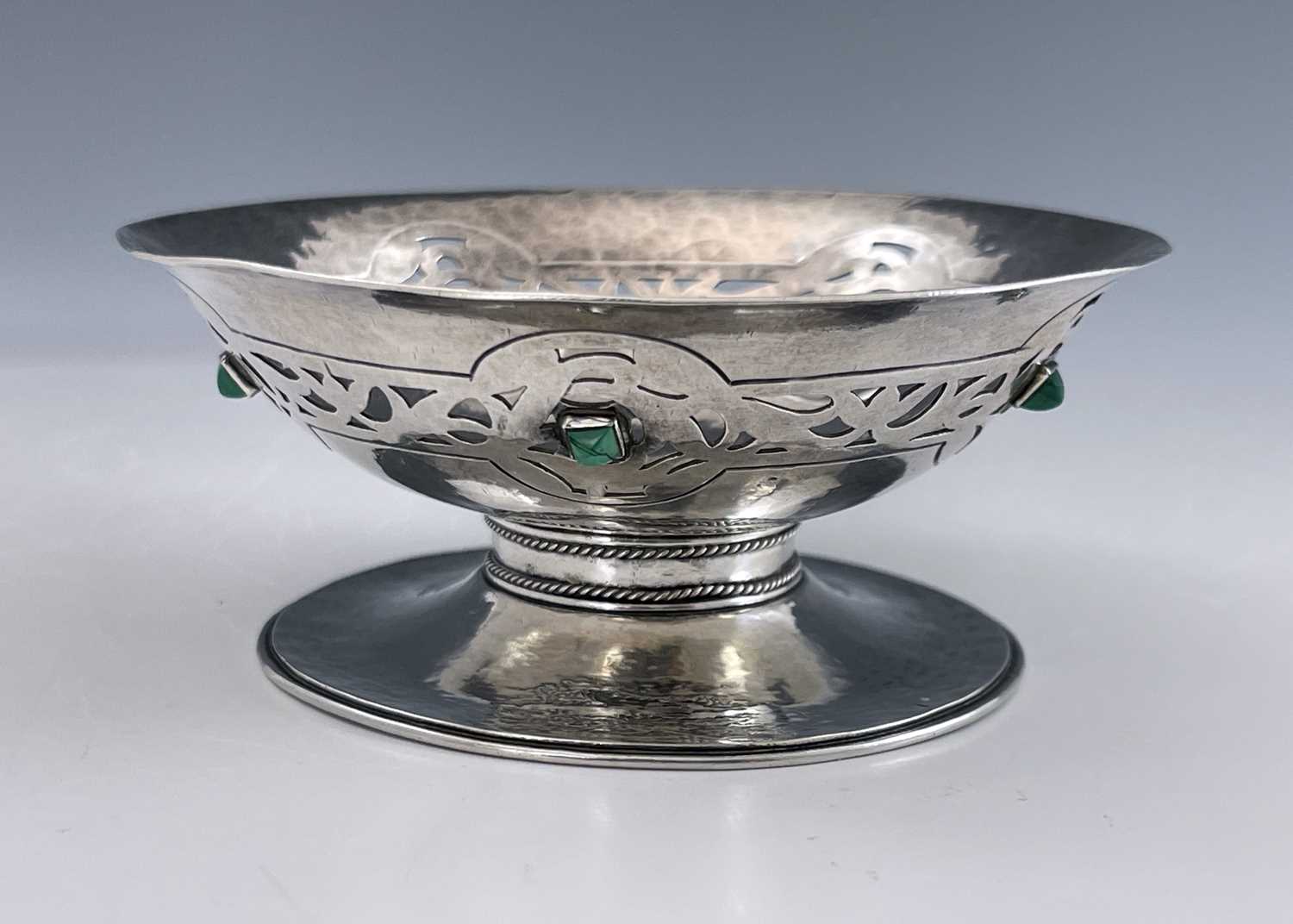 Lot 114 - An Arts and Crafts gem set bowl, probably...