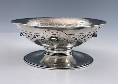 Lot 114 - An Arts and Crafts gem set bowl, probably...