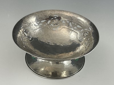 Lot 114 - An Arts and Crafts gem set bowl, probably...