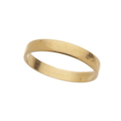 Lot 121 - Two 22ct gold wedding band rings