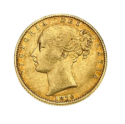 Lot 113 - Victoria, Sovereign, 1870, Die No. 88. S3853B