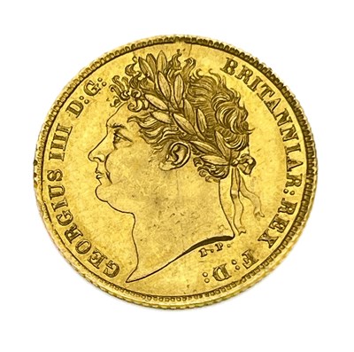 Lot 42 - George IV, Half Sovereign, 1821, very rare,...