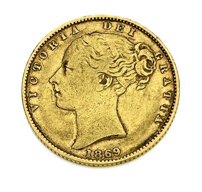 Lot 111 - Victoria, Sovereign, 1869, Die No. 3. S3853