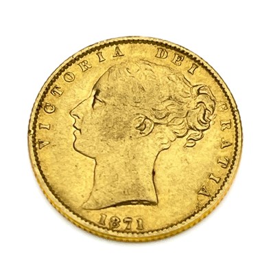 Lot 114 - Victoria, Sovereign, 1871, Die No. 2. S3853B
