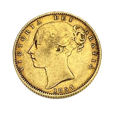 Lot 100 - Victoria, Sovereign, 1855. S3852D