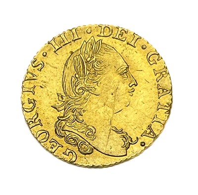 Lot 85 - Half Guinea, George III, 1775, Fourth Laureate...