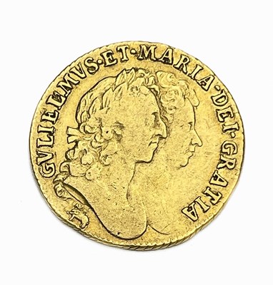 Lot 71 - Guinea, William and Mary, 1689, Elephant and...