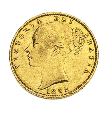 Lot 104 - Victoria, Sovereign, 1862. S3852D