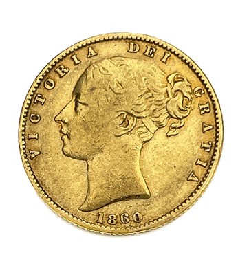 Lot 102 - Victoria, Sovereign, 1860. S3852D