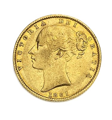 Lot 103 - Victoria, Sovereign, 1861. S3852D