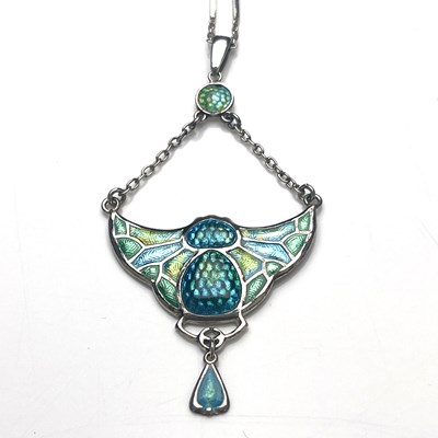 Lot 53 - Charles Horner, an Arts and Crafts silver and...
