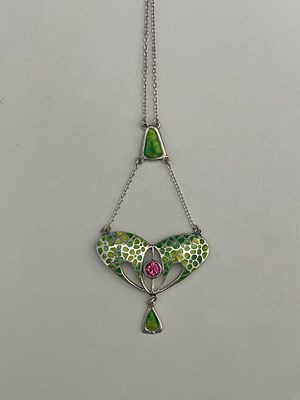 Lot 43 - Charles Horner, an Arts and Crafts silver and...