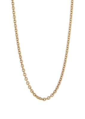 Lot 103 - Bulgari, an 18ct gold lariat necklace chain