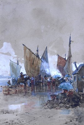 Lot 214 - Thomas Bush Hardy (British, 1842-1897), a...
