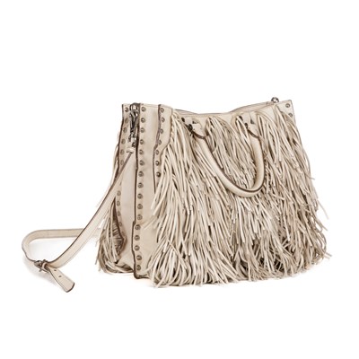 Lot 378 - Prada, a cera nappa Fringe Tote bag