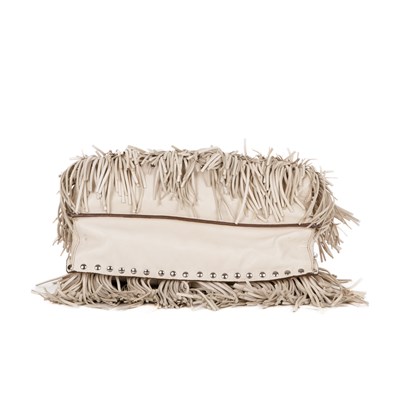 Lot 378 - Prada, a cera nappa Fringe Tote bag
