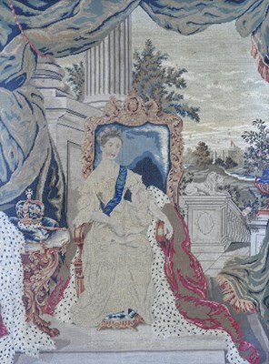 Lot 139 - A 19th Century Berlin woolwork embroidery,...
