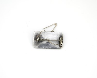 Lot 34 - An Arts and Crafts silver and opal cabochon...