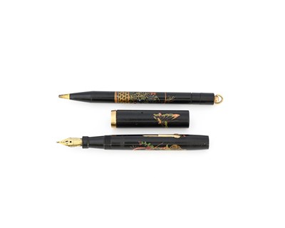 Lot 54 - Namiki for Asprey, a pre Dunhill maki-e and...