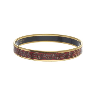 Lot 318 - Hermes, a Chaine d'Ancre bangle bracelet