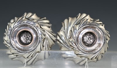 Lot 55 - A pair of George III Old Sheffield silver...