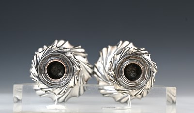 Lot 55 - A pair of George III Old Sheffield silver...