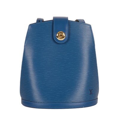 Lot 355 - Louis Vuitton, a blue epi Cluny handbag