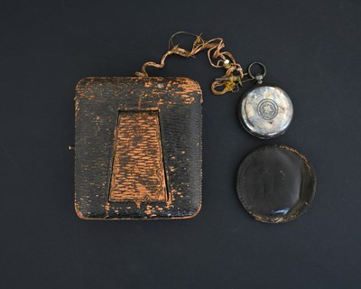 Lot 110 - A George V silver-mounted watch stand,...