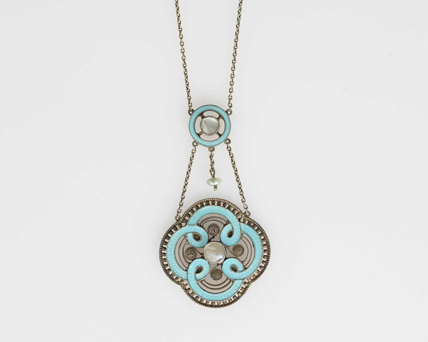 Lot 21 - Marius Hammer, a Norwegian silver gilt and...