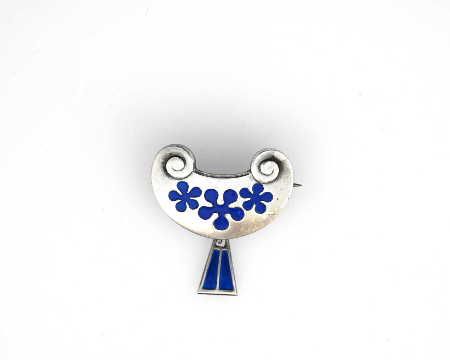 Lot 15 - Heinrich Levinger, a Jugendstil silver and...