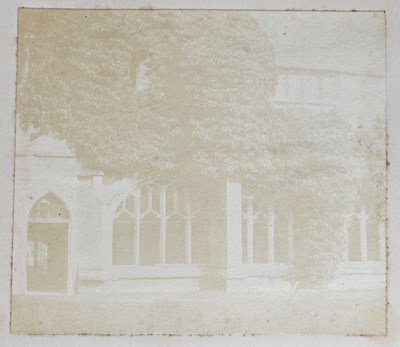 Lot 456 - Fox Talbot, Henry William, a Talbotype sun...