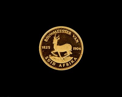 Lot 66 - South Africa, 9 carat gold commemorative...