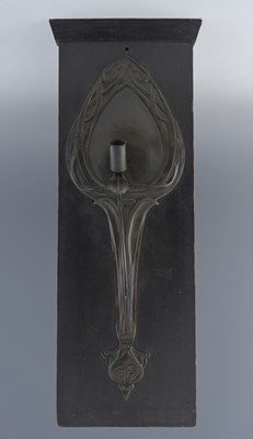 Lot 629 - An Arts and Crafts patinated copper wall...
